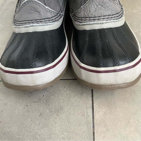 Sorel Joan Of Arctic Boots Quarry Black gray size 7 with box! - Picture 8 of 9